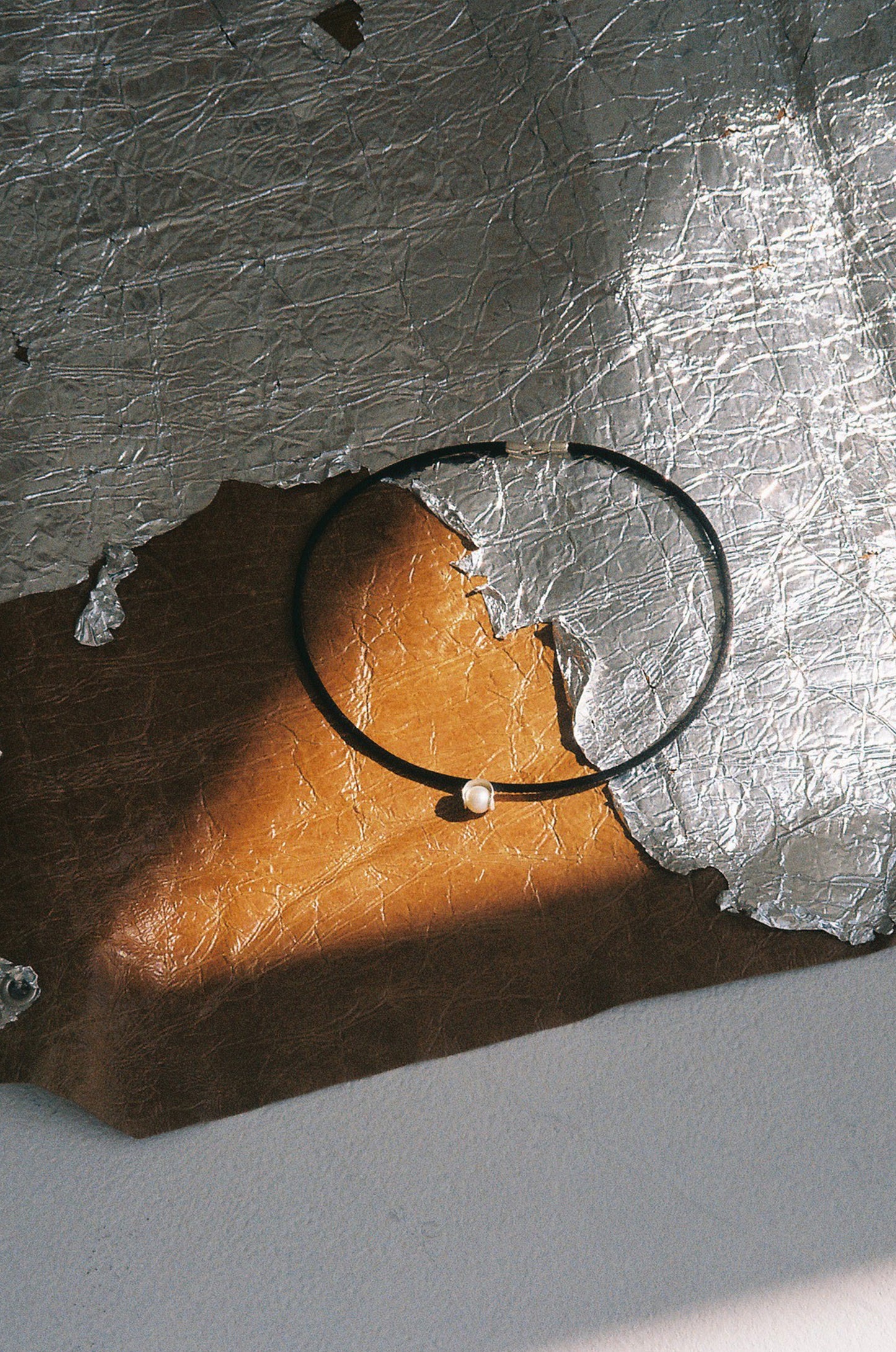 Framed Pearl Choker