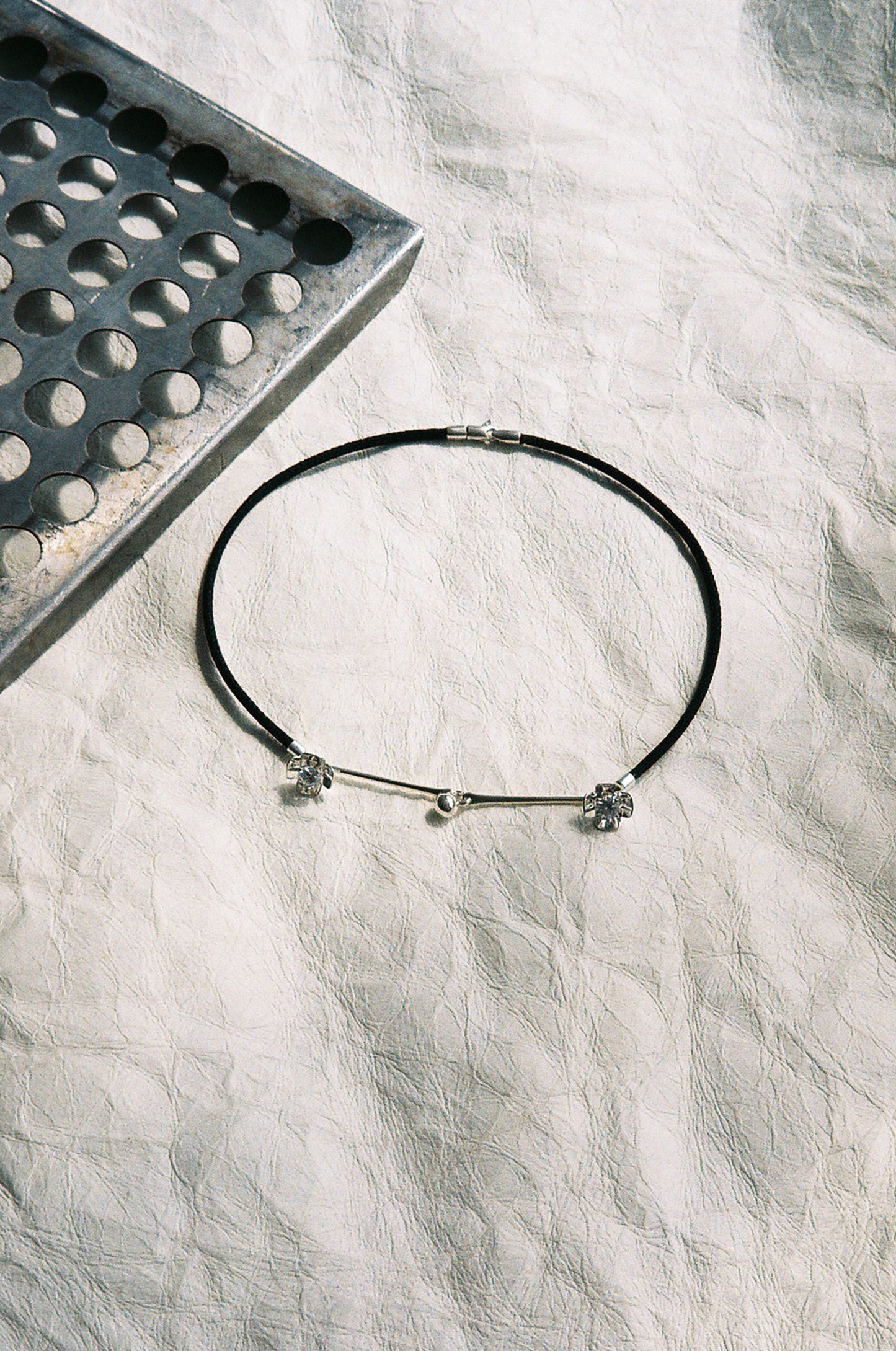 Crystal Flower Dual Choker