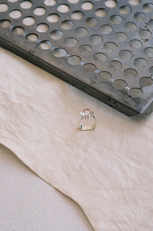 Crystal Flower Ring, Petite