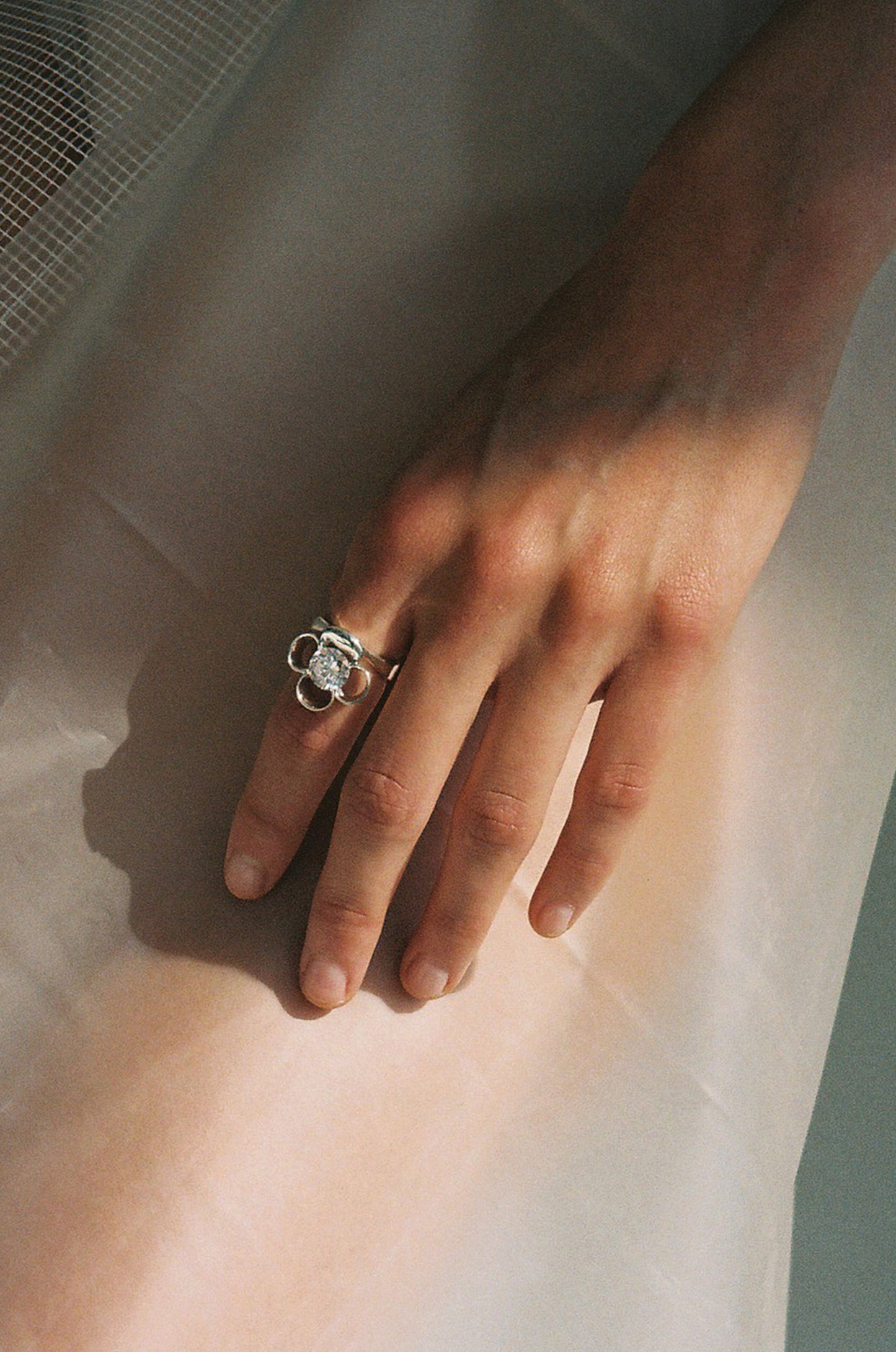Folded Flower Ring