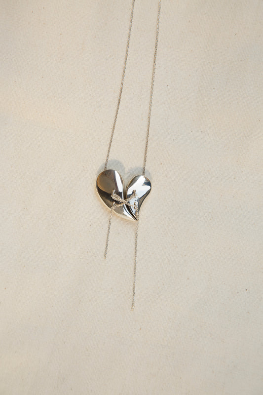 Pierced Heart Pendant, Petite