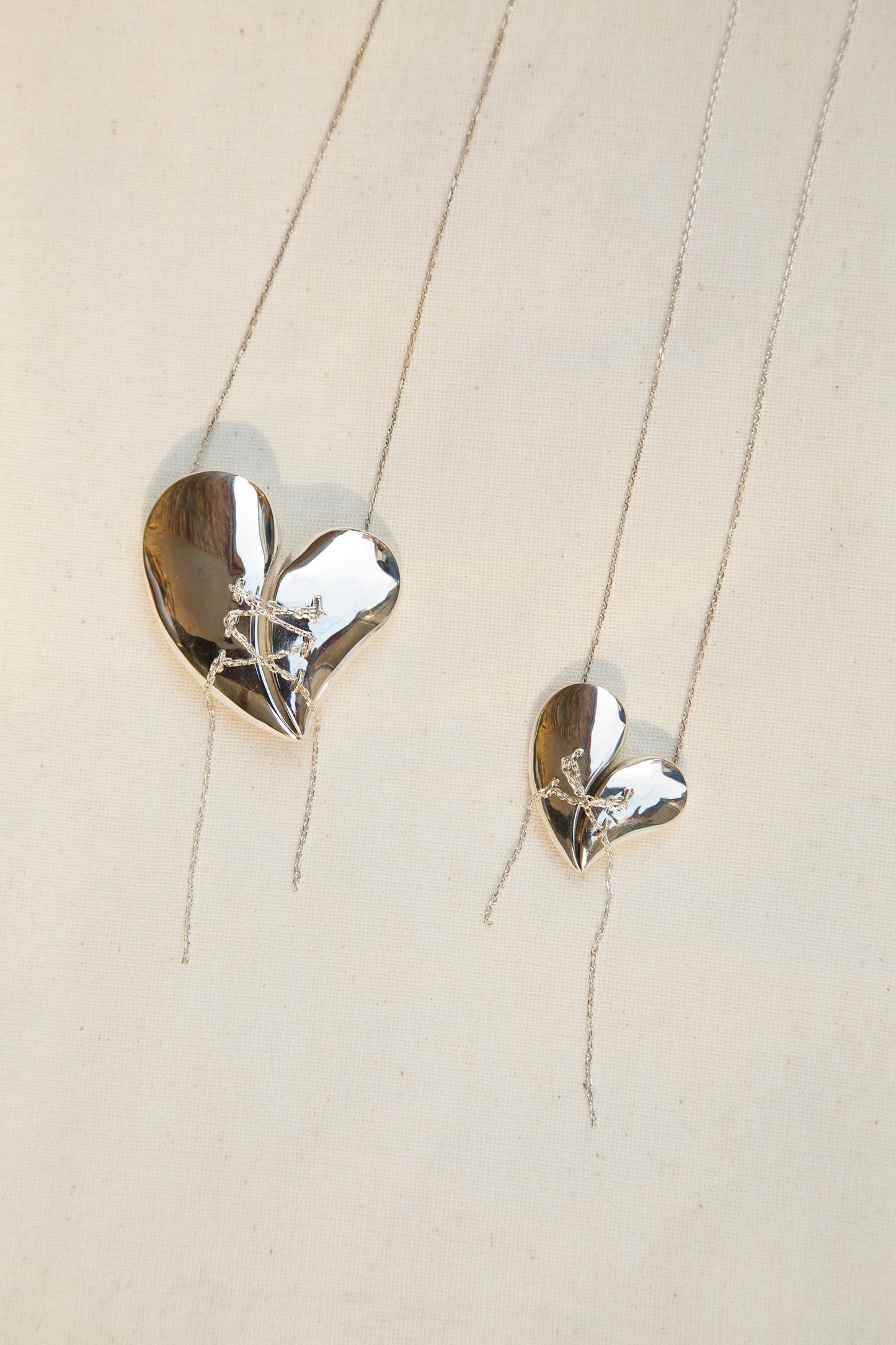Pierced Heart Pendant, Petite