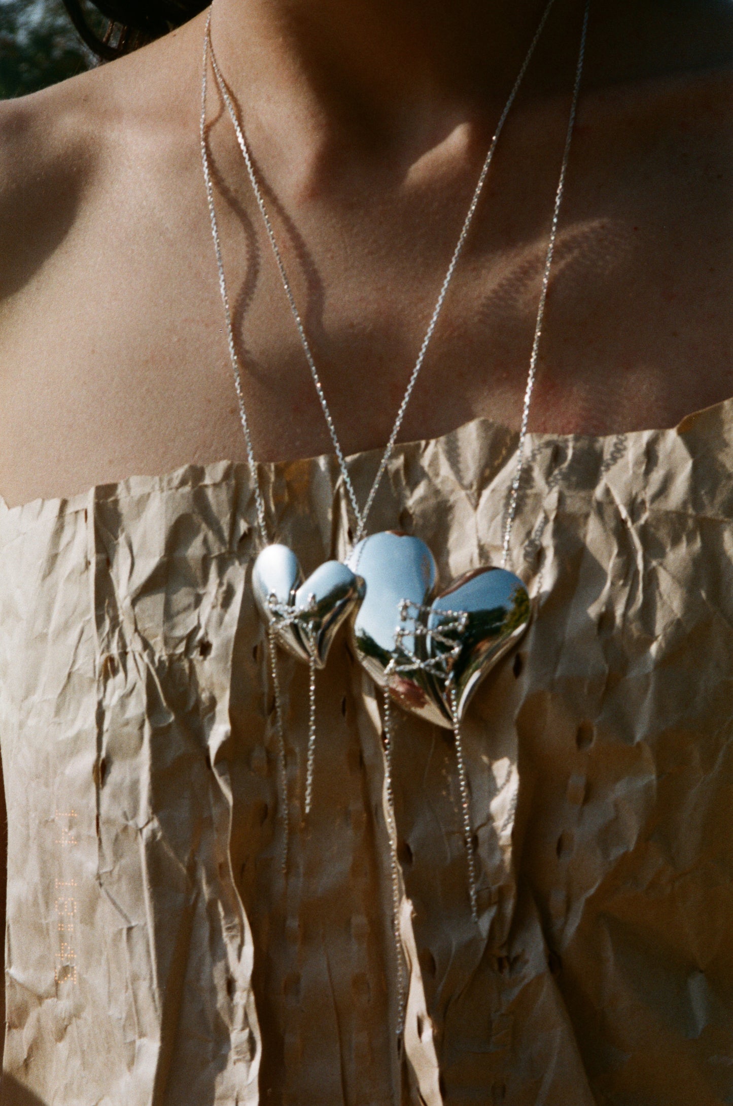Pierced Heart Pendant, Petite